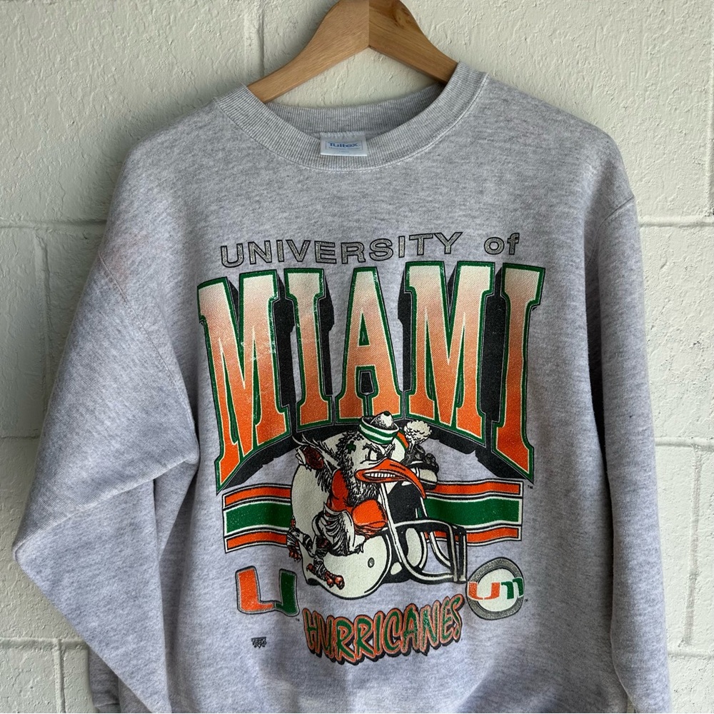 Vintage University of Miami Crewneck sweatshirt
